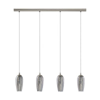 Thumbnail for Farsala 4 Light Smoked Glass Pendant Light