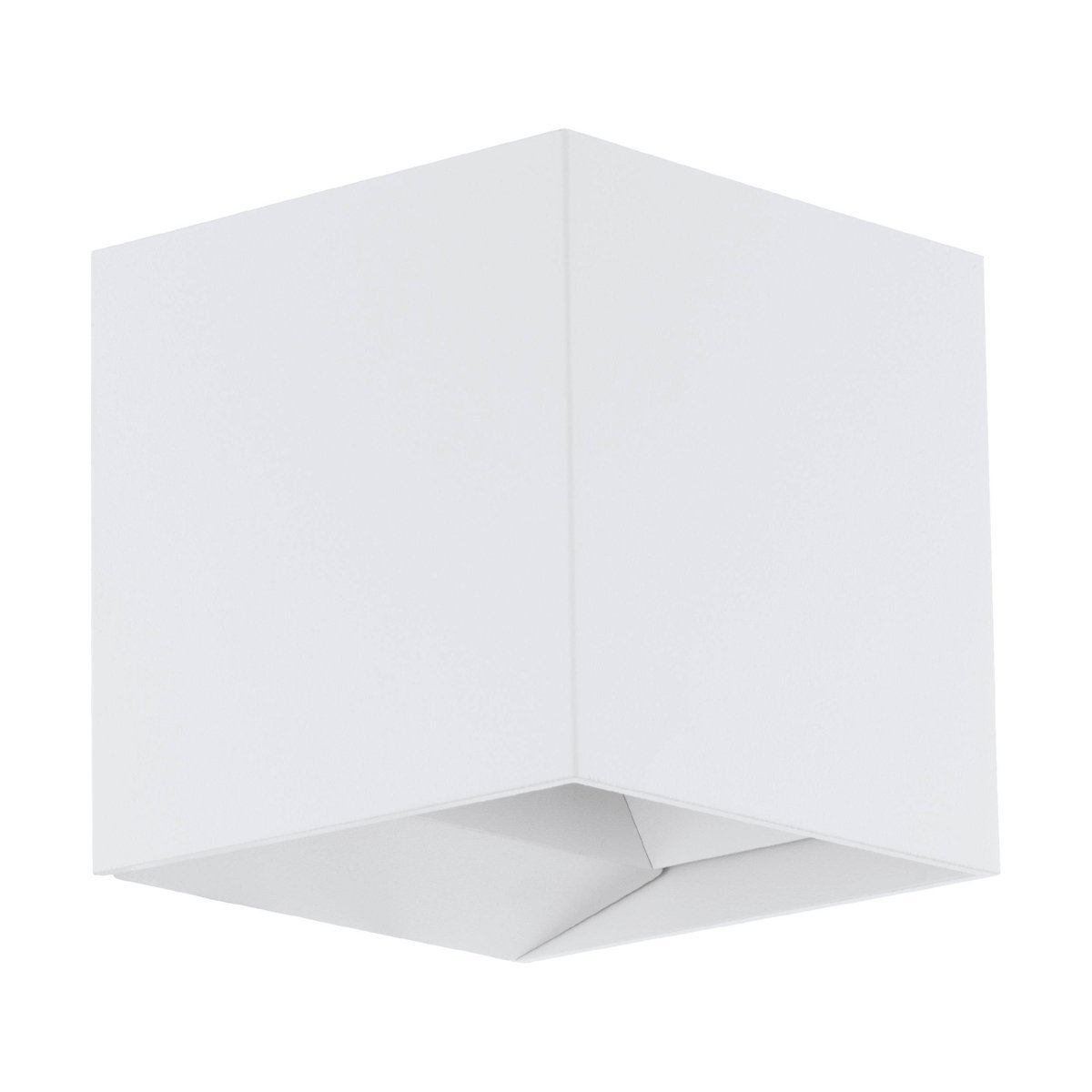 Calpino White 4.6W LED Up & Down Wall Pillar Light in Warm White