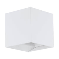 Thumbnail for Calpino White 4.6W LED Up & Down Wall Pillar Light in Warm White