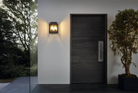 Thumbnail for Soncino 2 Light Exterior Wall Light in Black