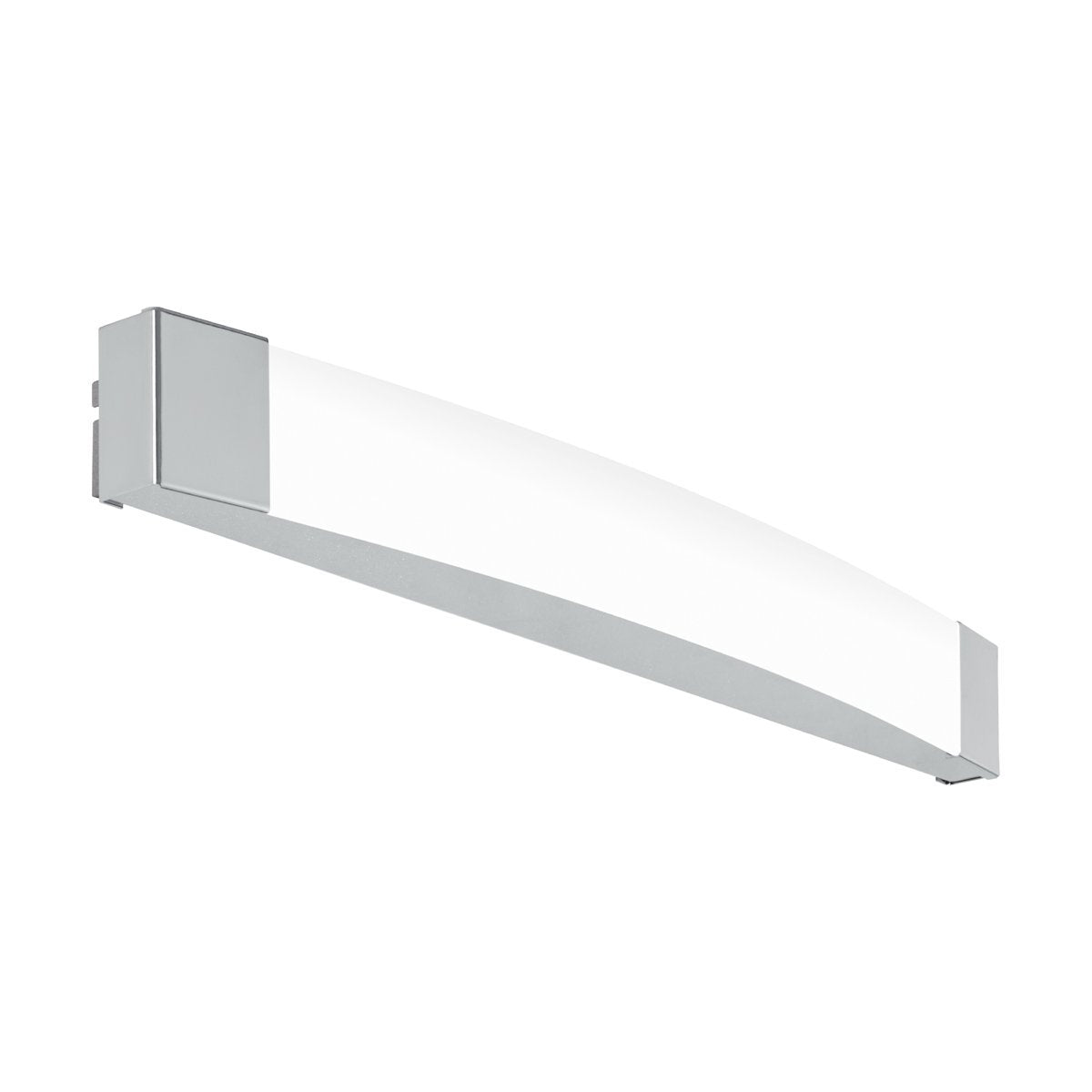 Siderno 580mm 16W Neutral White LED Vanity Light Chrome & Opal