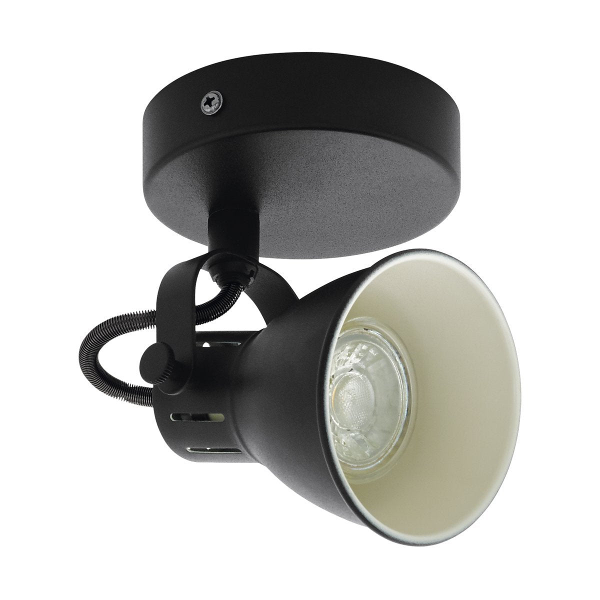 Seras 1 Light GU10 Black Spotlight