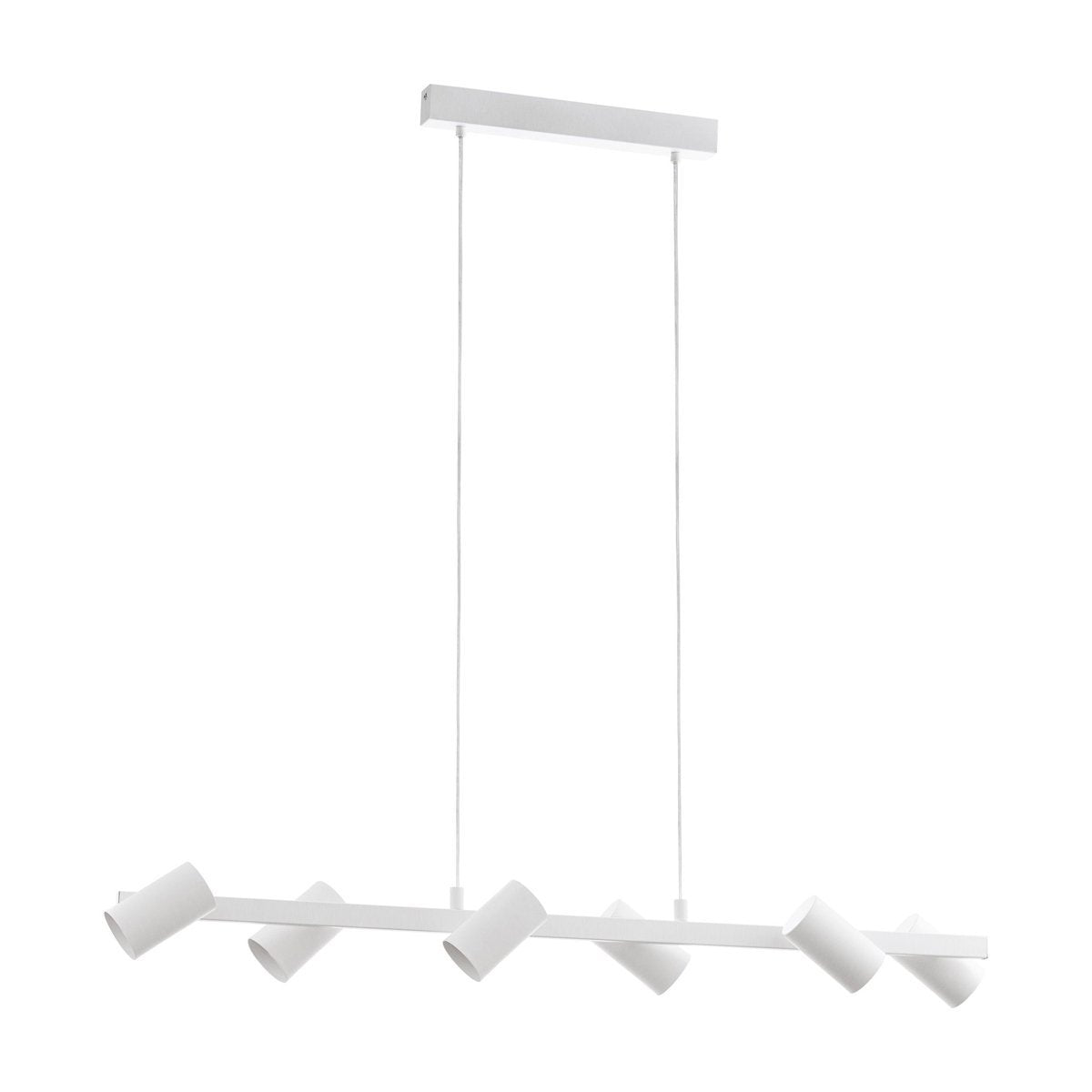 Gatuela 6 Light White Pendant Light