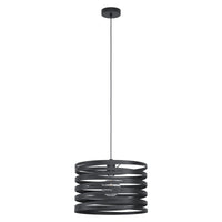 Thumbnail for Cremella 370mm Large 1 Light Black Pendant Light