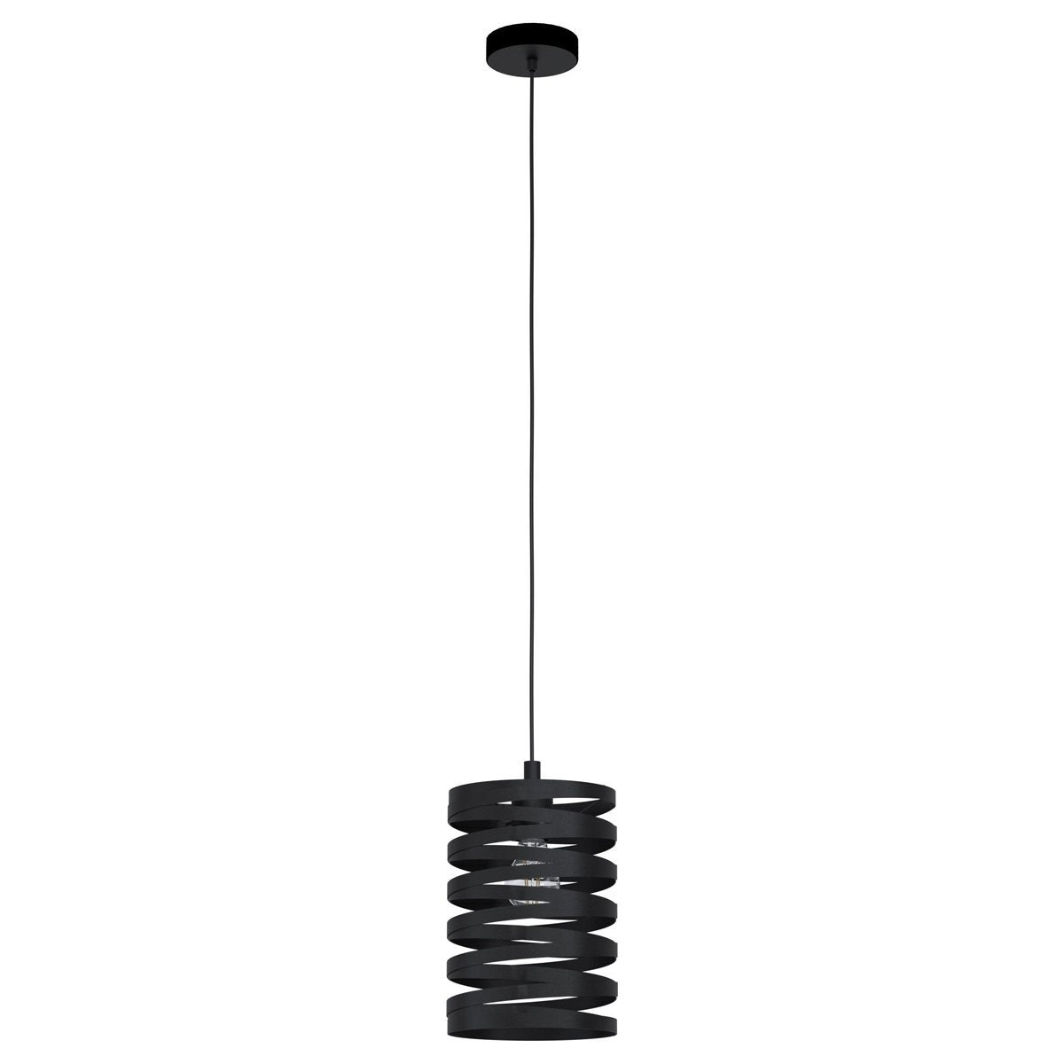 Cremella 180mm Small 1 Light Black Pendant Light