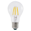 A19 E27 6W LED Globe Clear - LEDA196WE27CL - PW - CW - WW