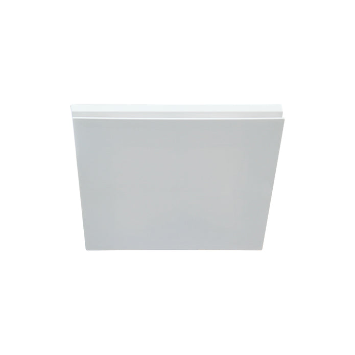 Low Sheen High Flow White Square Fascia with Premium Quality AIRBUS 200 AC Side Ducted Exhaust Fan