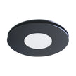 Low Sheen High Flow Black Round Fascia with 14w Tri Colour LED & Premium Quality AIRBUS 250 AC Side Ducted Exhaust Fan