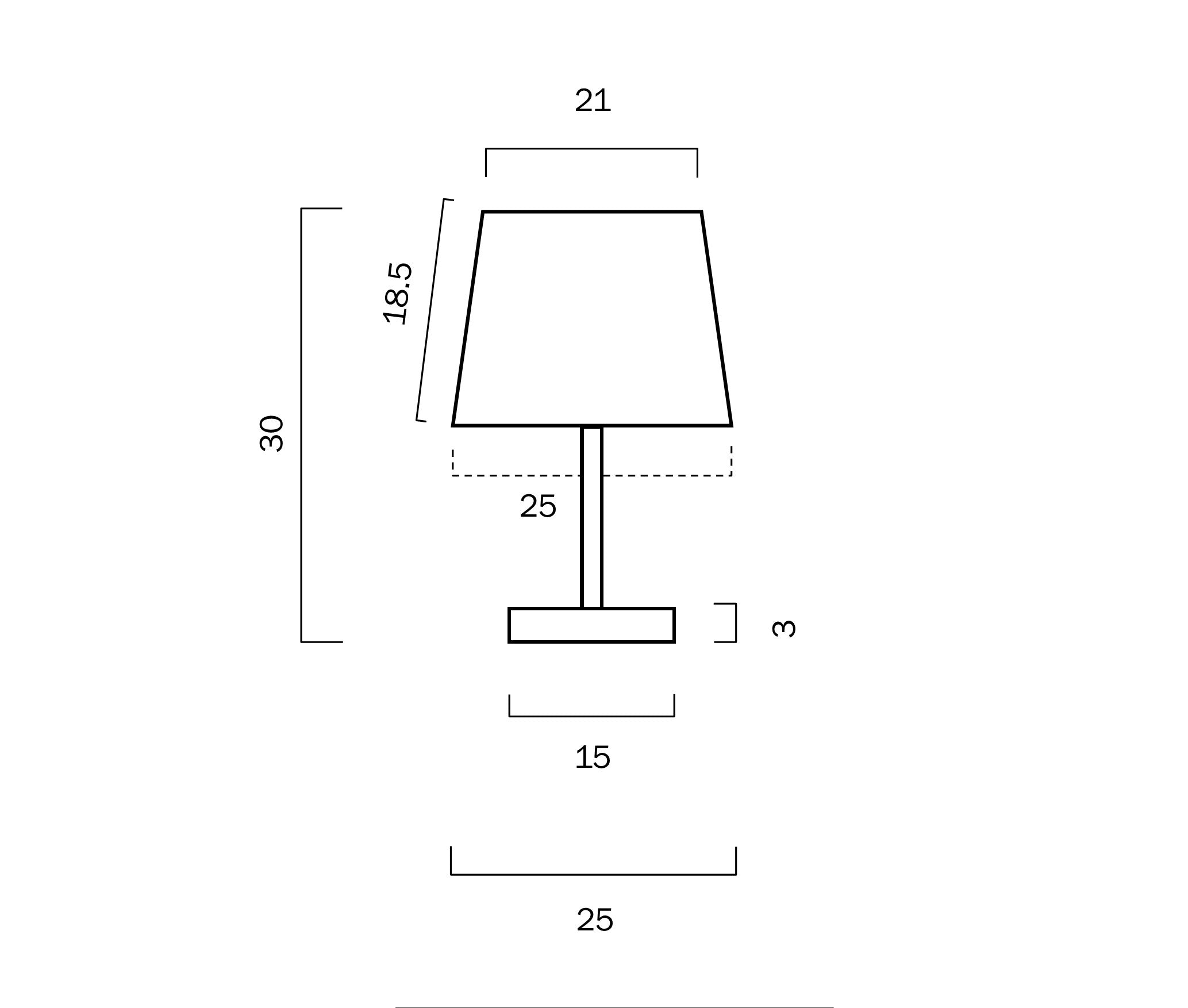 Adam Chrome Table Lamp with Black Fabric Shade