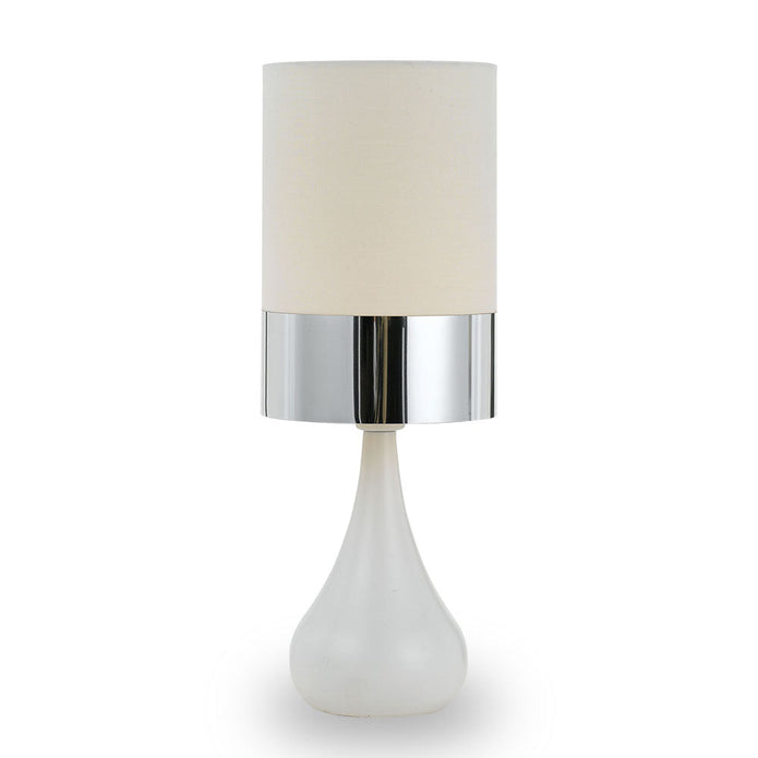 Akira White/Oak, White/Copper or White/Chrome Table Lamp