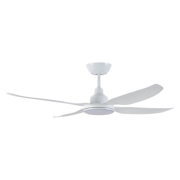 ALASKA DC - 52"/1300mm 4 Blade DC Ceiling Fan with 20W Tri CCT LED Light - Indoor/Covered Outdoor - Remote included