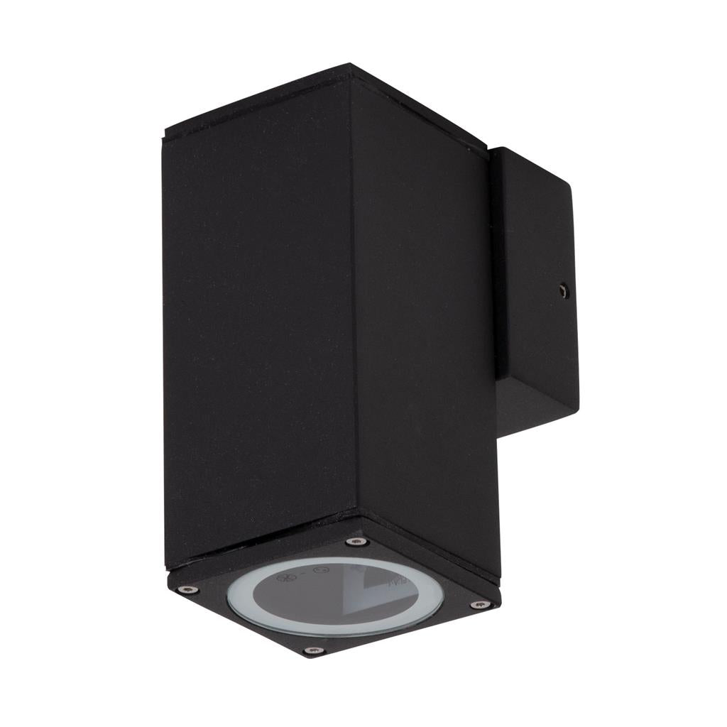 alpha 1 down wall light textured black