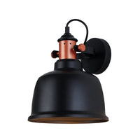 Thumbnail for Alta Internal Adjustable Wall Light in Matt Black with Copper Highlights