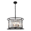 Amelia 6 Light Pendant Black