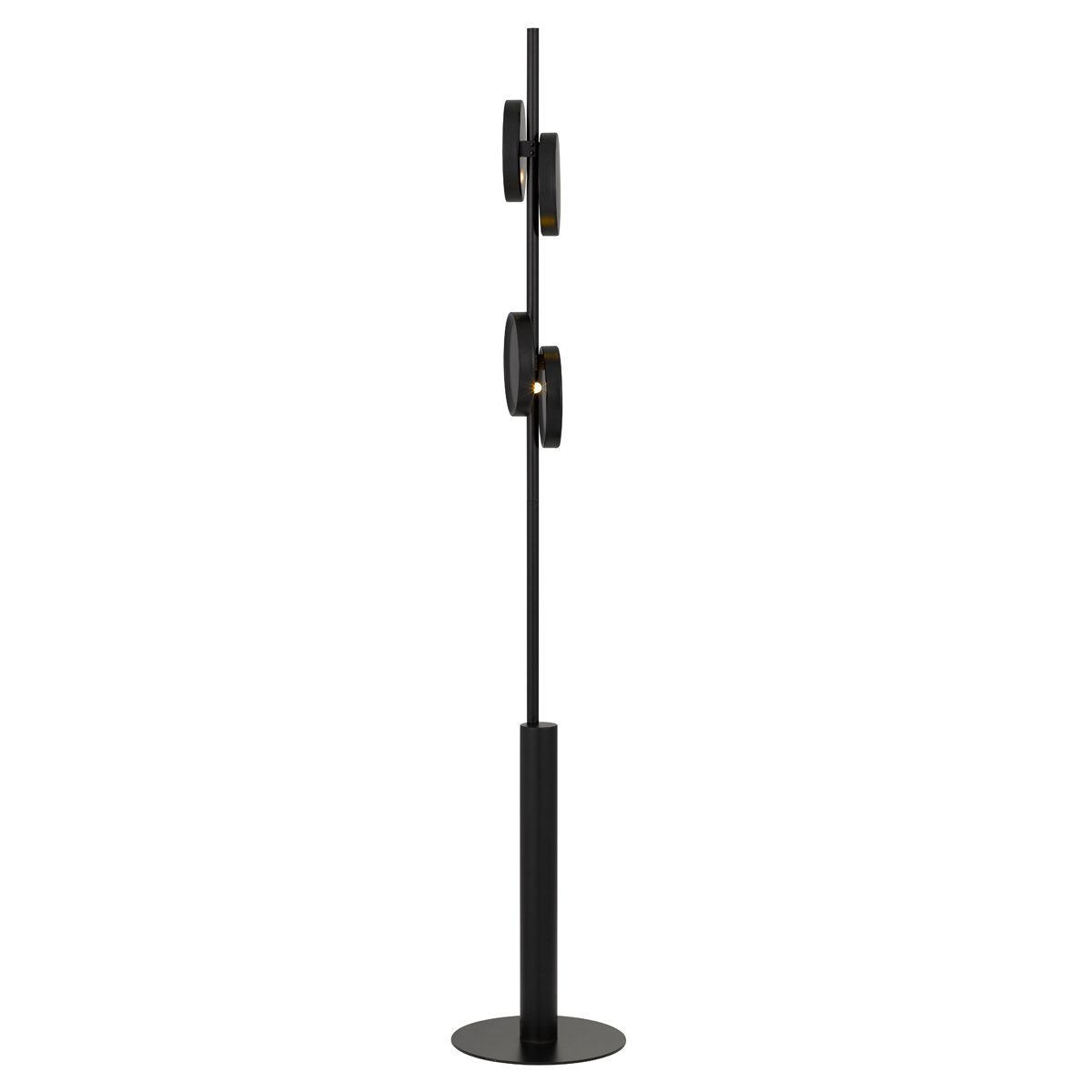 Amparo 2 Light Floor Lamp in Black