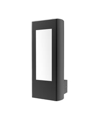 Thumbnail for AMUN: Exterior LED Matt Black Rectangular Surface Mounted Wall Light IP54