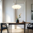 Aragon 52 White Fabric 52cm Pendant
