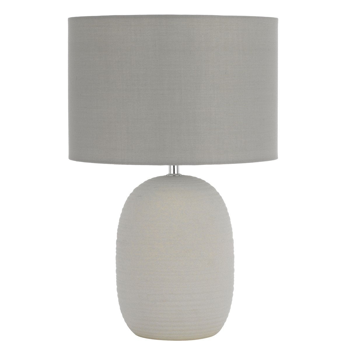 Arbro Table Lamp in Grey with Grey Shade