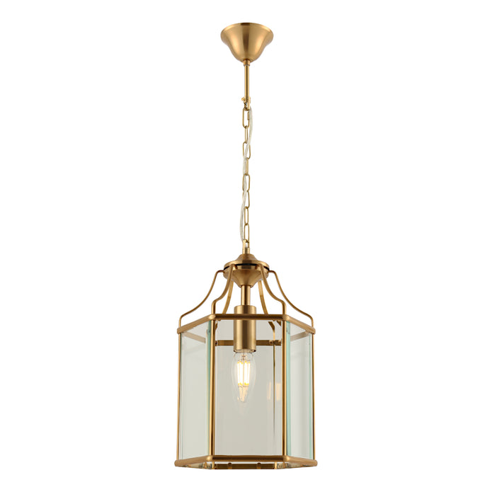 Arcadia 1 Light Pendant Gold