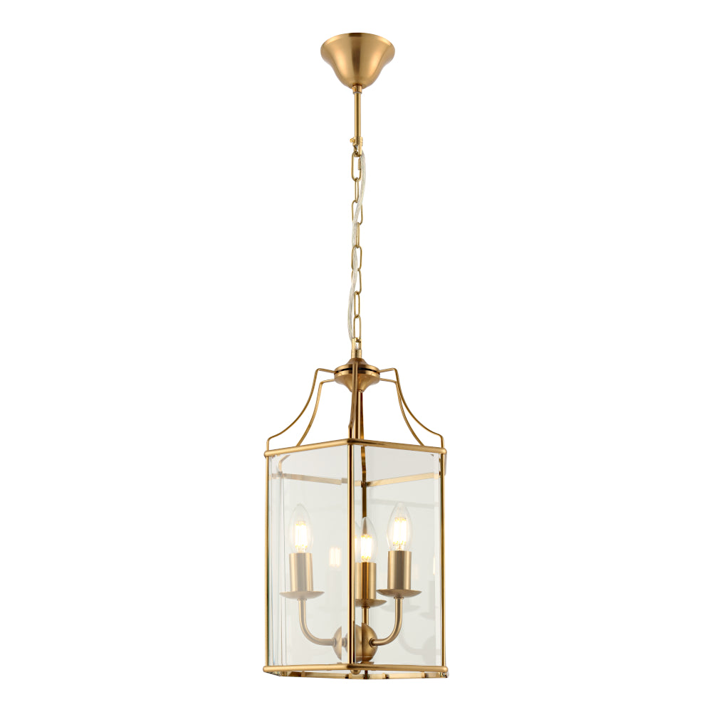 Arcadia 3 Light Pendant Gold