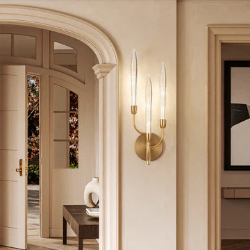 Archer Antique Gold 9W 3000K 3 Light Wall Light