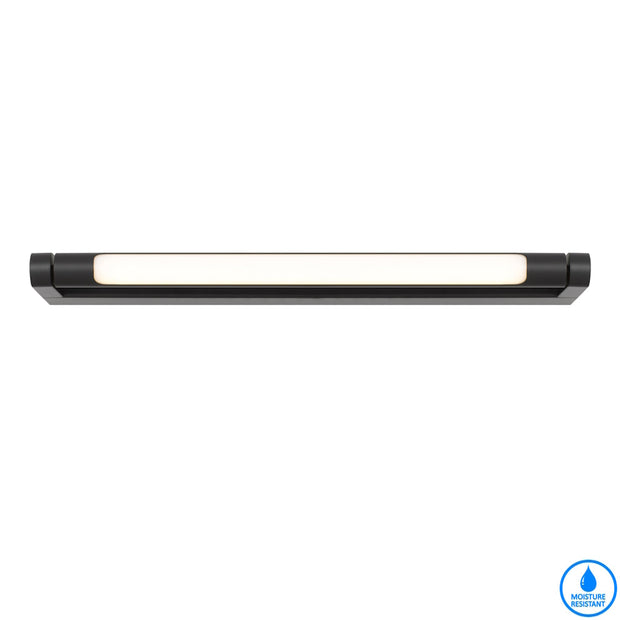 Arvin 40 Chrome, Black or Antique Gold 8W 3CCT Vanity Wall Light