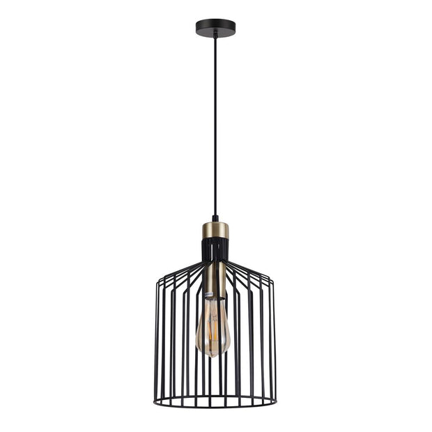 ashley pdt ashley medium caged 1 light e27 240v pendant ashley pdt