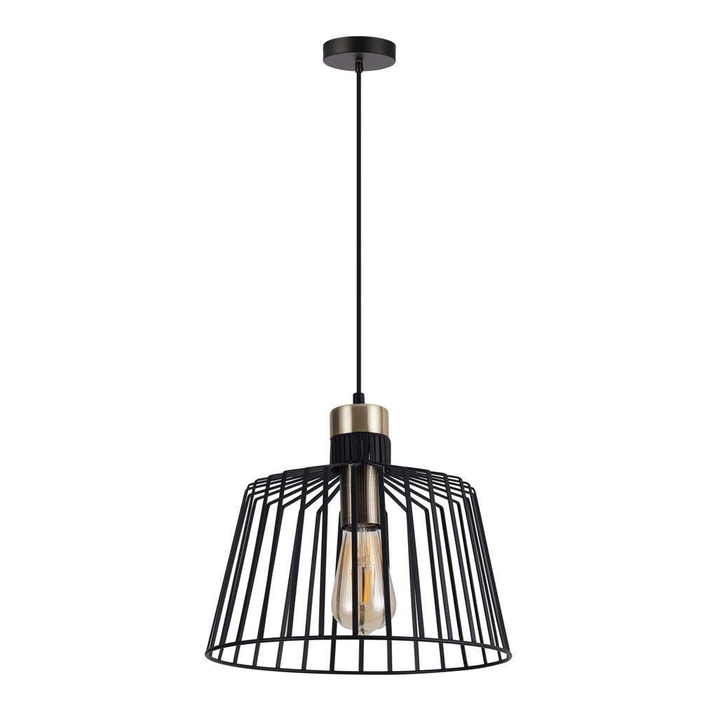 ashley pdt ashley large caged 1 light e27 240v pendant ashley pdt