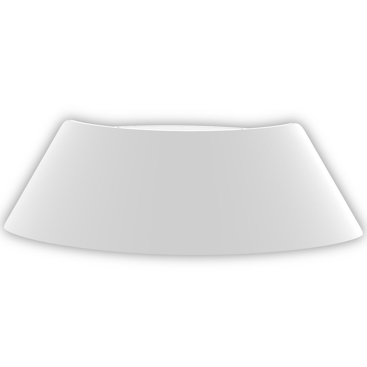 Aten Matt White Exterior 9 watt LED Surface Mounted Curved Up/Down Wall Light