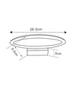 ATHENS: City Series LED Interior Matte White Oval 1 Way Wall Light