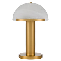 Thumbnail for Augustin Table Lamp in Antique Gold with Opal Glass