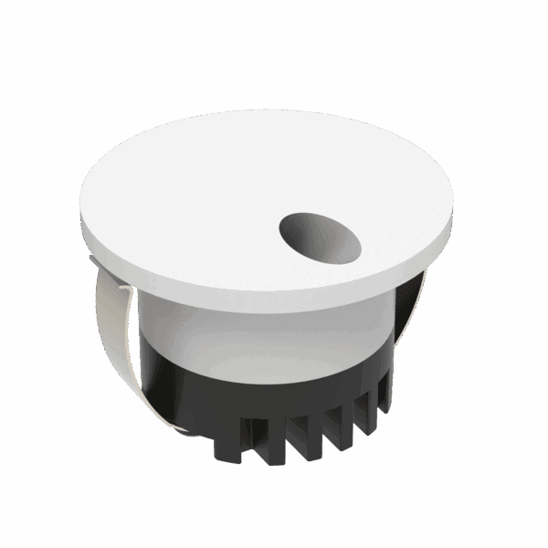Aura 24V Round 3W LED TRIO IP20 White Steplight