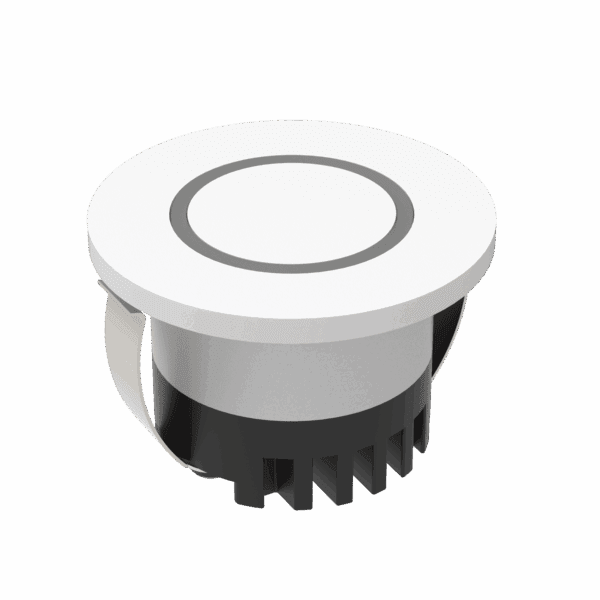 Aura 24V Round 3W LED TRIO IP20 White Steplight
