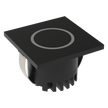 Aura 24V Square 3W LED TRIO IP20 Black Steplight