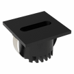 Aura 24V Square 3W LED TRIO IP20 Black Steplight