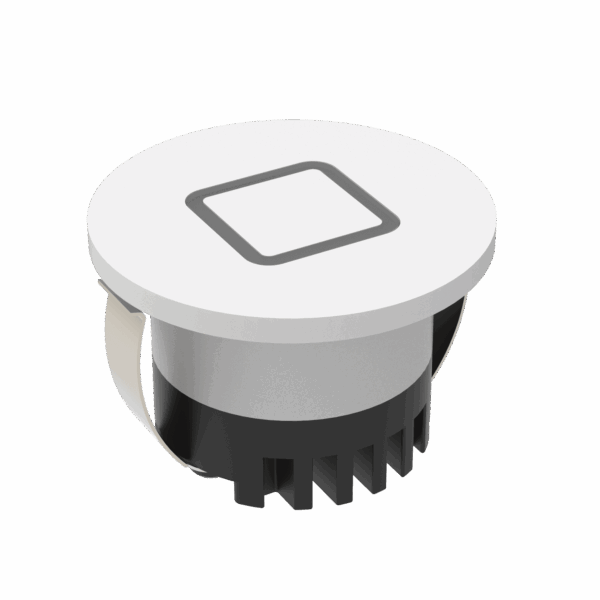 Aura 24V Round 3W LED TRIO IP20 White Steplight