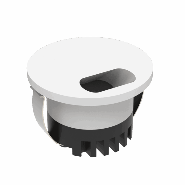 Aura 24V Round 3W LED TRIO IP20 White Steplight