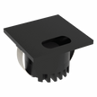 Aura 24V Square 3W LED TRIO IP20 Black Steplight