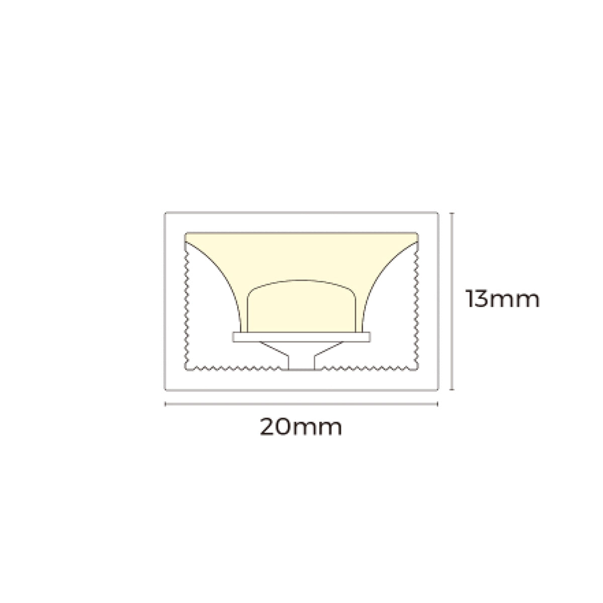 HV9798-IP68-2013-RGBN - 5w Top Bend Haviflex Flexible LED Strip 20mm X 13mm - IP68 / Per Metre