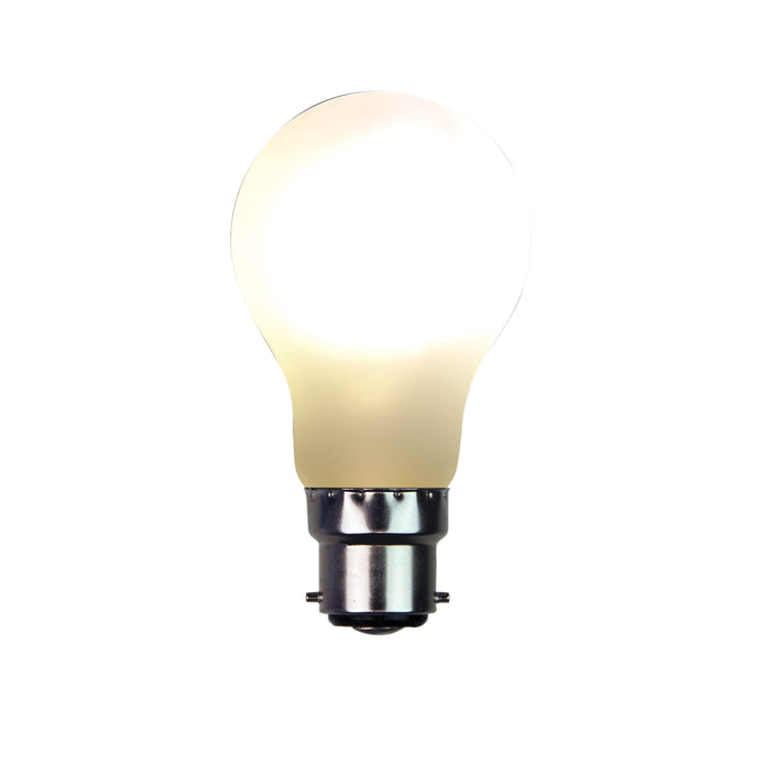 A60 6W 2700K B22 Dimmable Matt Opal LED Globe