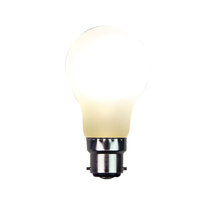 A60 6W 4000K B22 Dimmable Matt Opal LED Globe