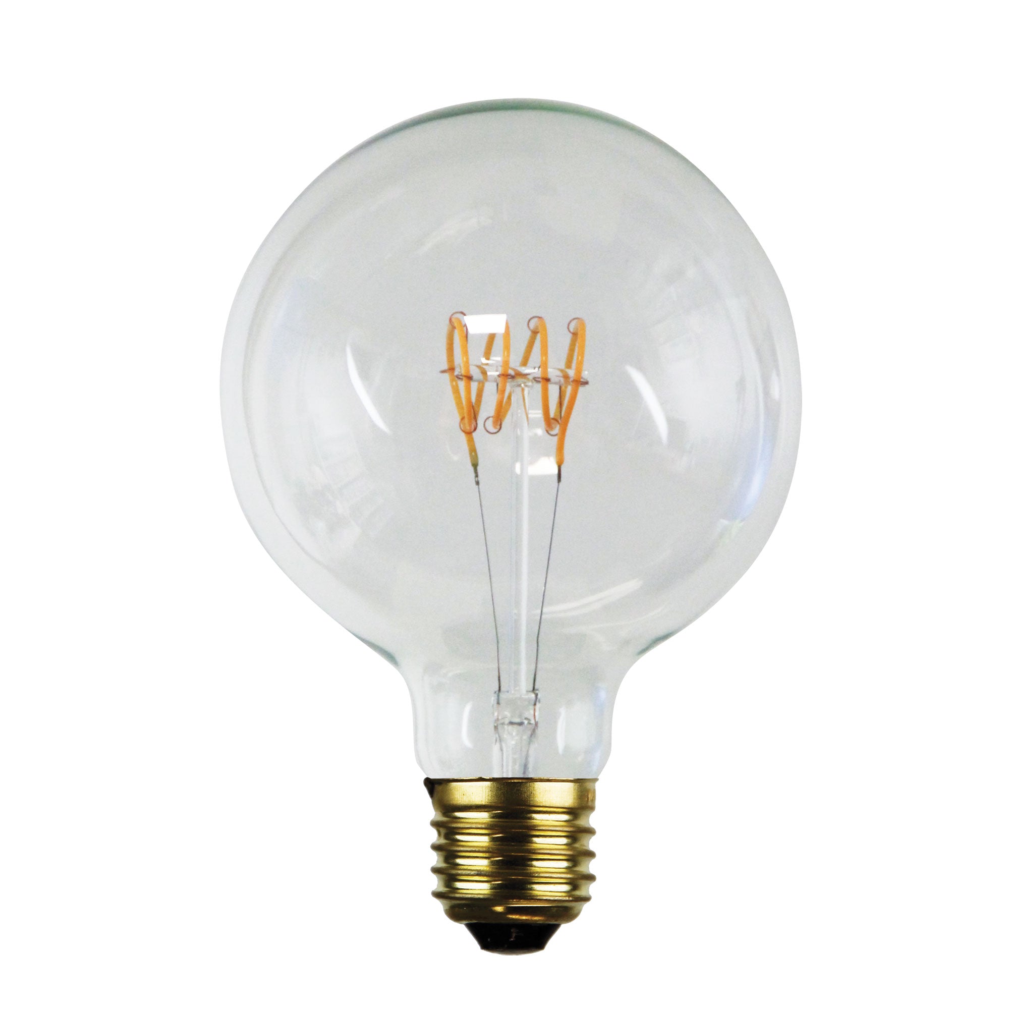 Filament LED G125 Spiral E27 5W / E27 / 2200K Dimmable