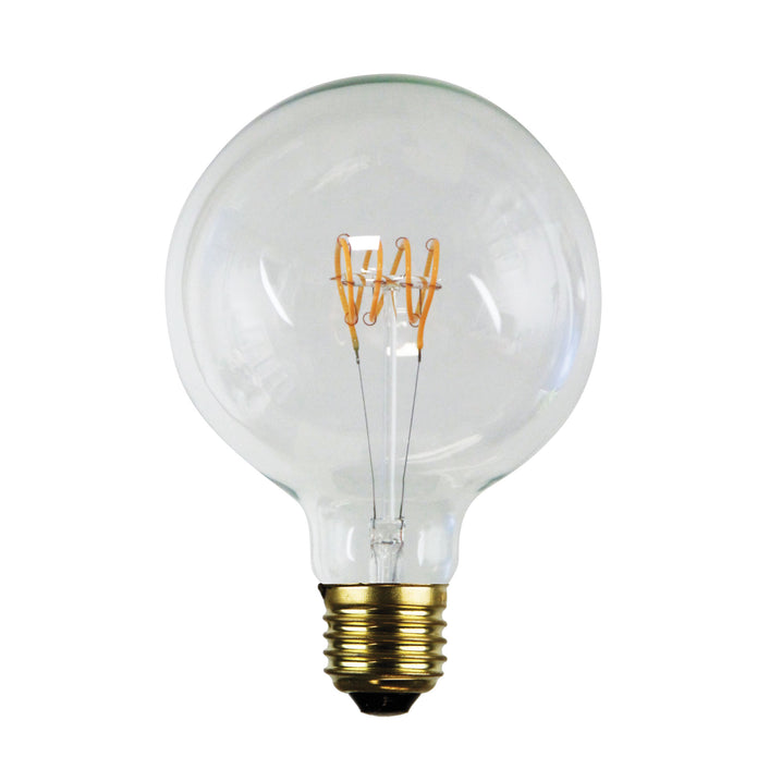 Filament LED G125 Spiral E27 5W / E27 / 2200K Dimmable