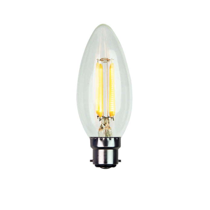 Filament LED C35 4000K B22 4W / B22 / 4000K Dimmable