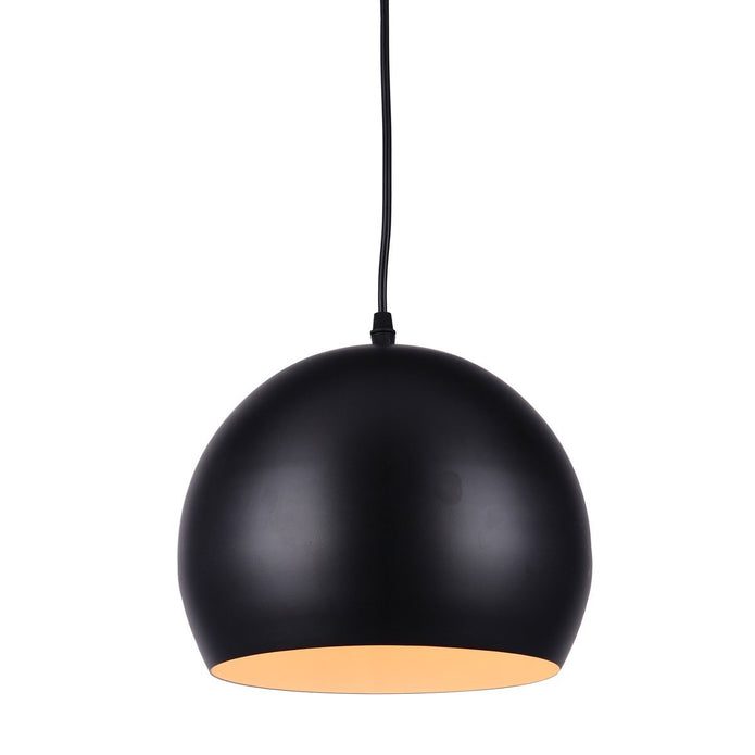 Anaan 1 Light Pendant Light in Black