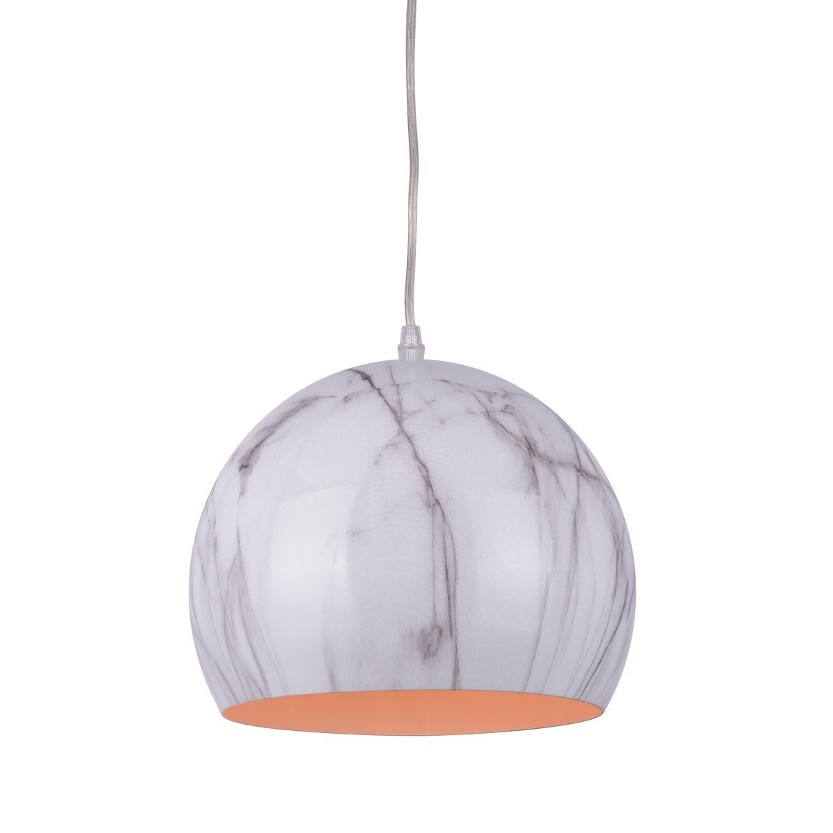 Anaan 1 Light Pendant Light in Marble Look