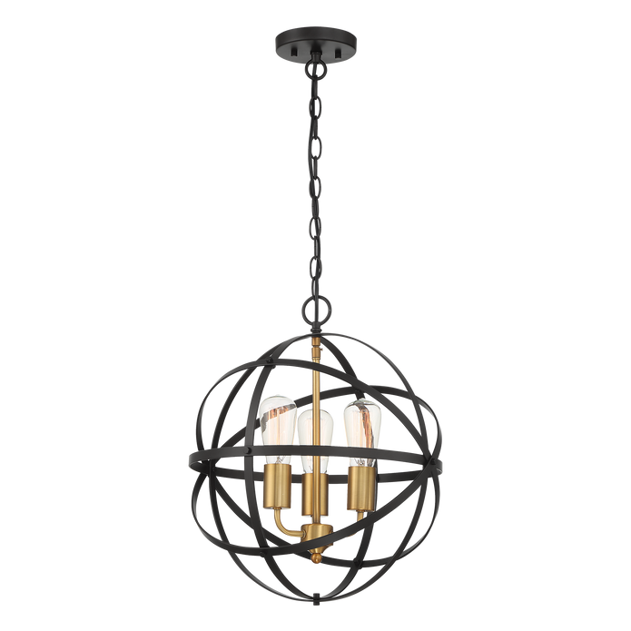 Apollo E27 Orb Pendant Bronze Gold