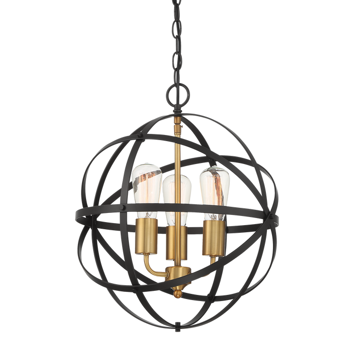 Apollo E27 Orb Pendant Bronze Gold