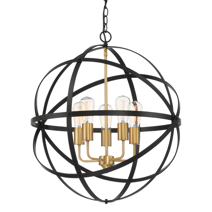 Apollo E27 Orb Pendant Bronze Gold