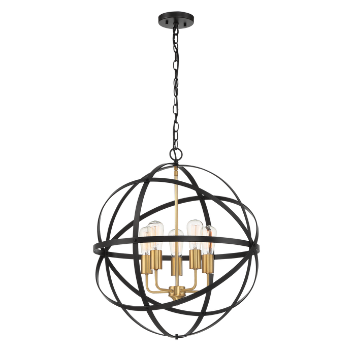Apollo E27 Orb Pendant Bronze Gold